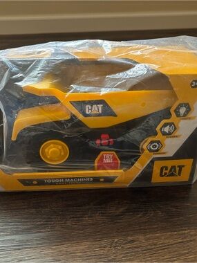 Yellow Kids Dump Truck Toy - Tough Machines
